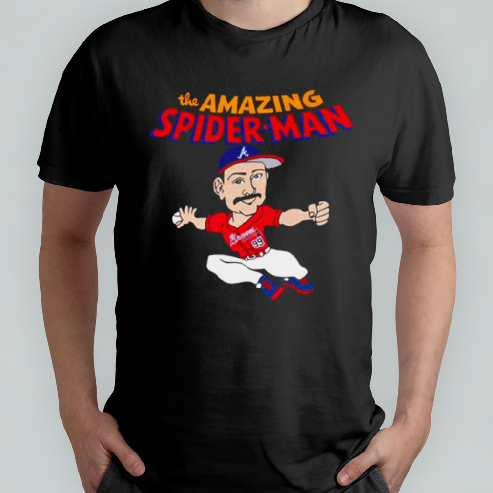 Spencer Strider Atlanta Braves the amazing Spider-man shirt