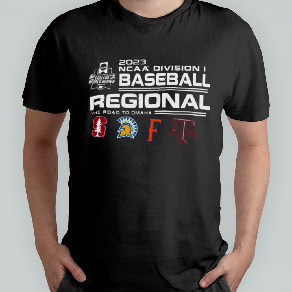 Stanford 2023 NCAA DI Baseball Regional The Road To Omaha Four Team shirt