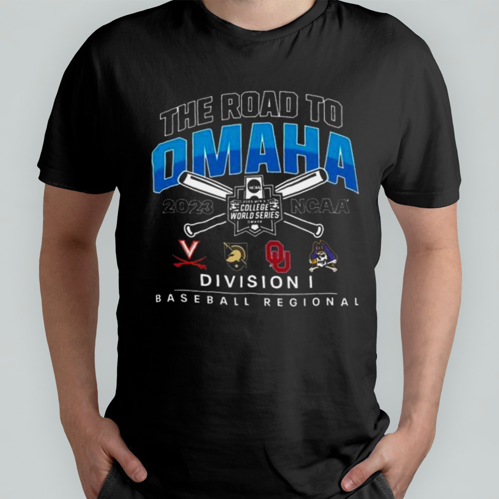 Virginia Four Team 2023 NCAA Division I Baseball Regional The Road To Omaha shirt