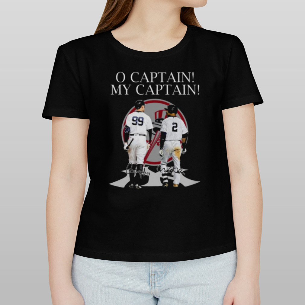 Aaron Judge and Derek Jeter o captain my captain shirt t-shirt by To-Tee  Clothing - Issuu
