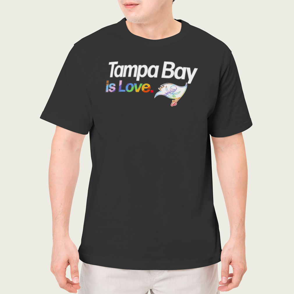 Tampa Bay Buccaneers is love city pride team logo shirt