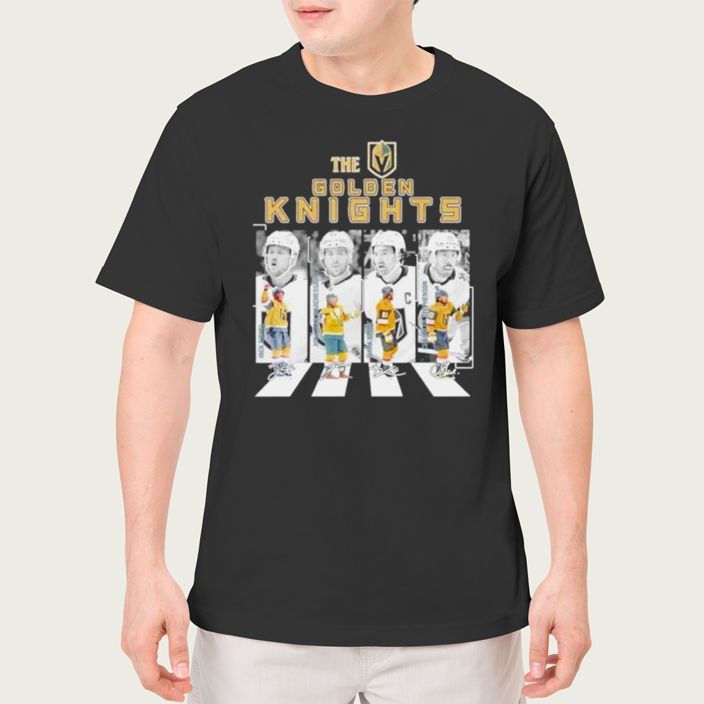 the Vegas Golden Knights signatures shirt
