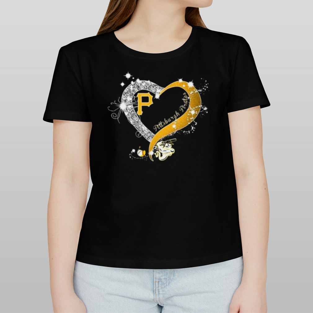 Pittsburgh pirates baseball glitter heart shirt, hoodie, sweater