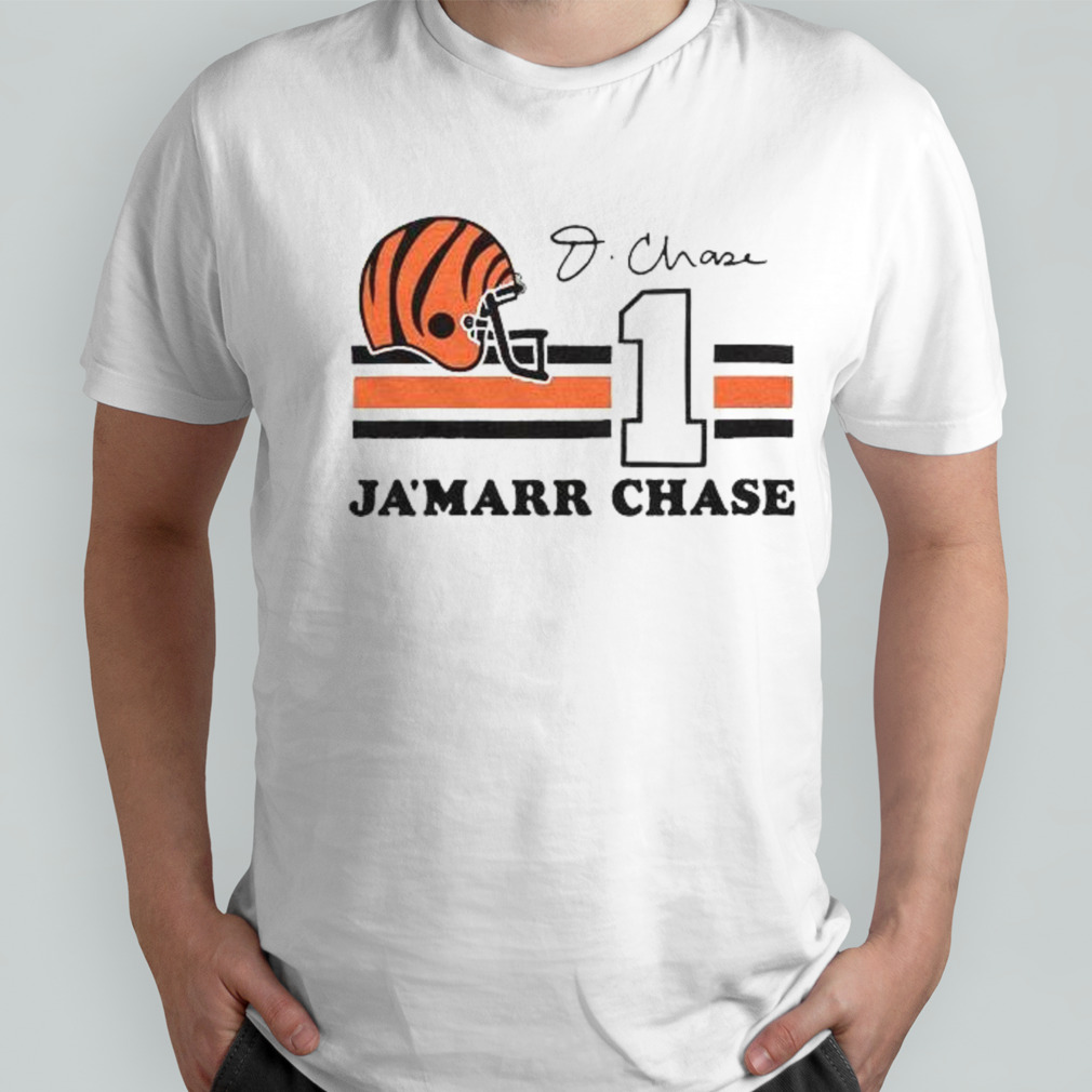 Cincinnati Bengals Ja'marr Chase #1 Signature T-shirt,Sweater