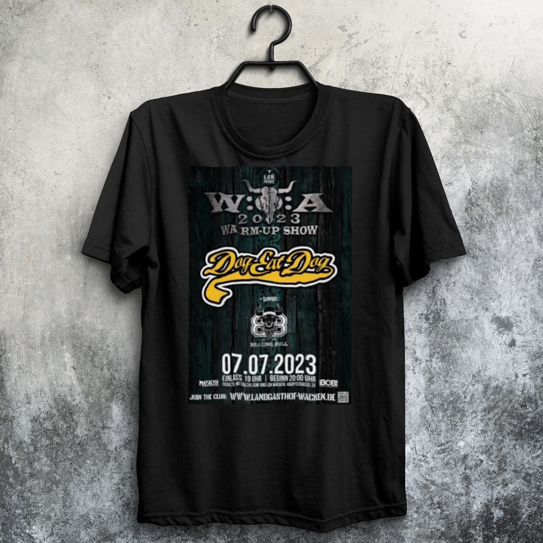 WOA Warm Up Show 2023 Dog Eat Dog Shirt