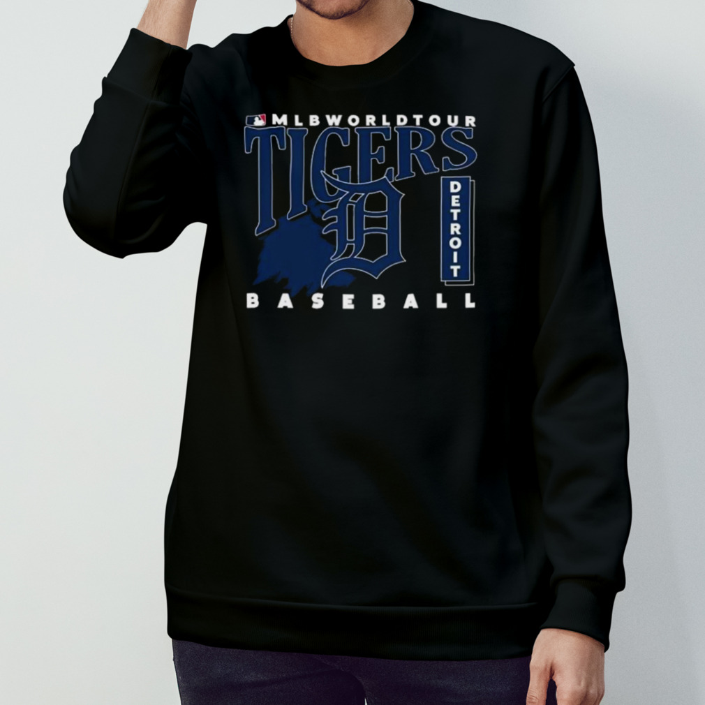 MLB World Tour Detroit Tigers logo T-shirt, hoodie, sweater, long