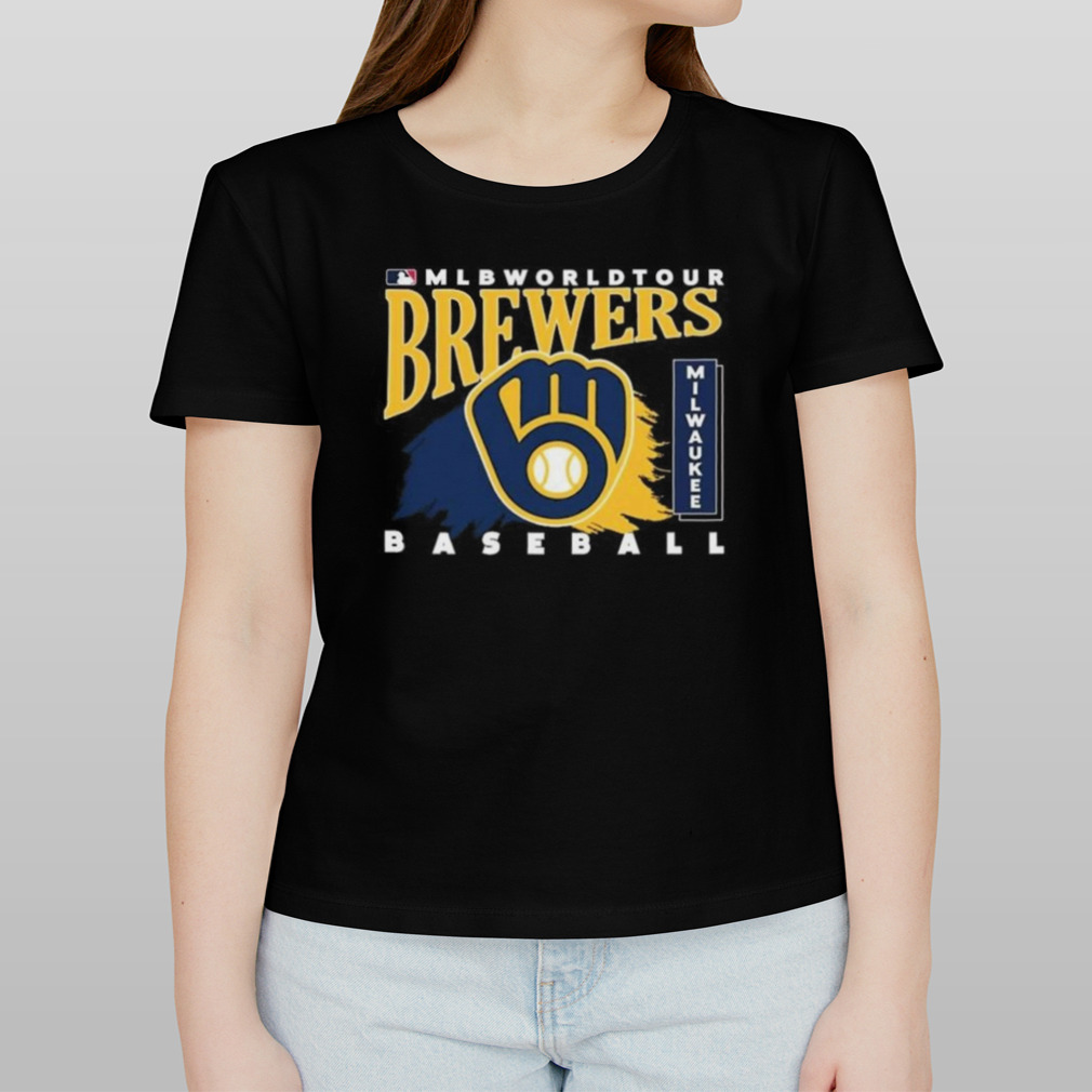 Mlb World Tour Milwaukee Brewers Baseball Logo 2023 Shirt