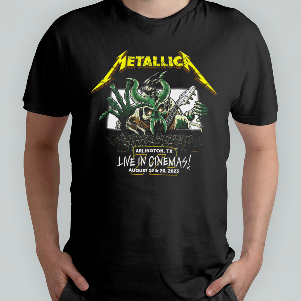 metallica concert shirts 2018