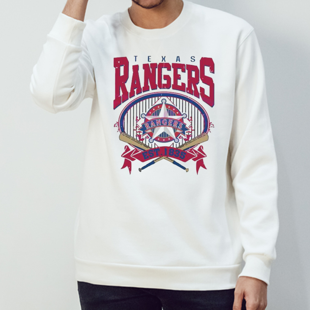Vintage 90s Mlb Texas Rangers Shirt, Rangers Baseball T-shirt Short Sleeve  - Reallgraphics