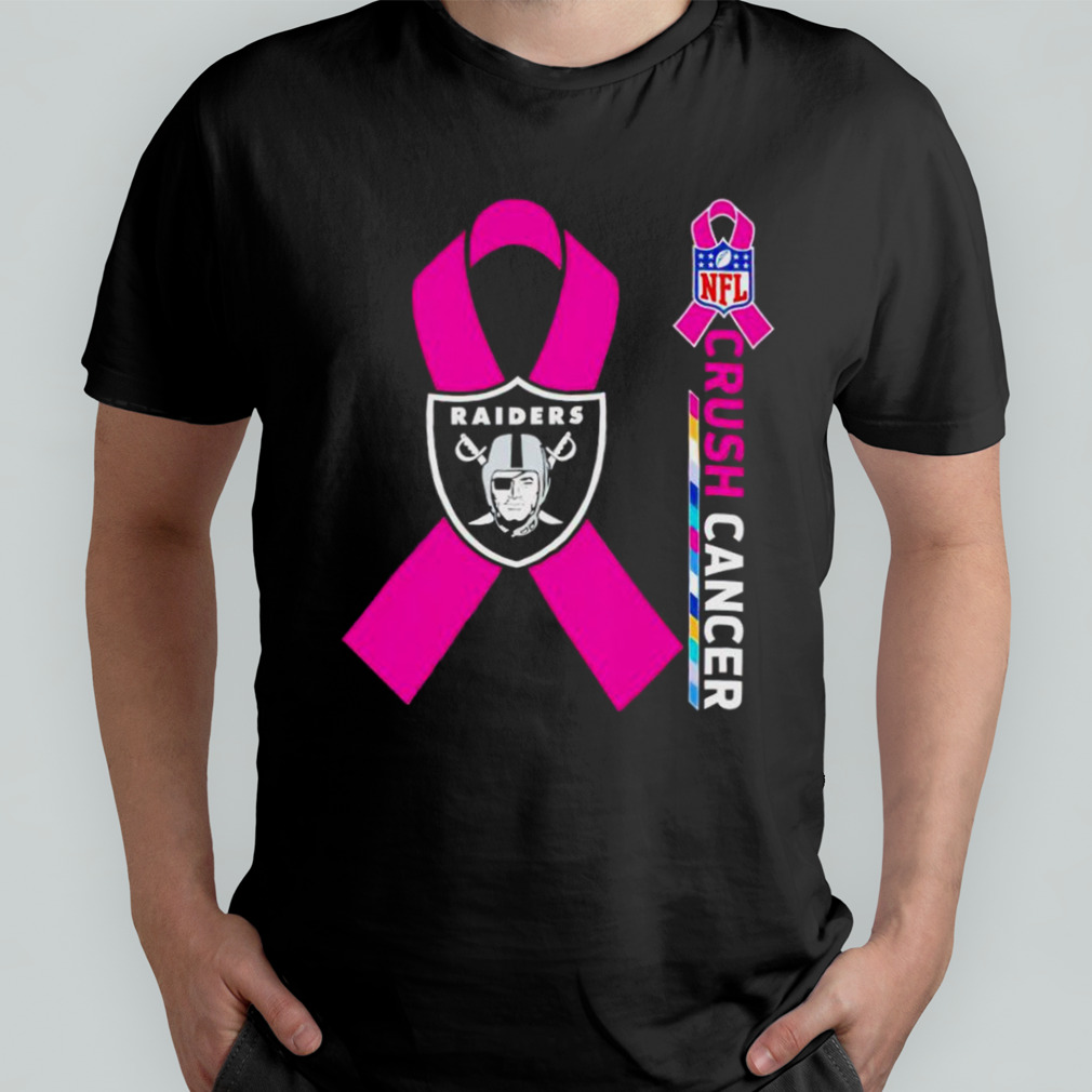 Las Vegas Raiders Nfl Crush Cancer T-shirt,Sweater, Hoodie, And