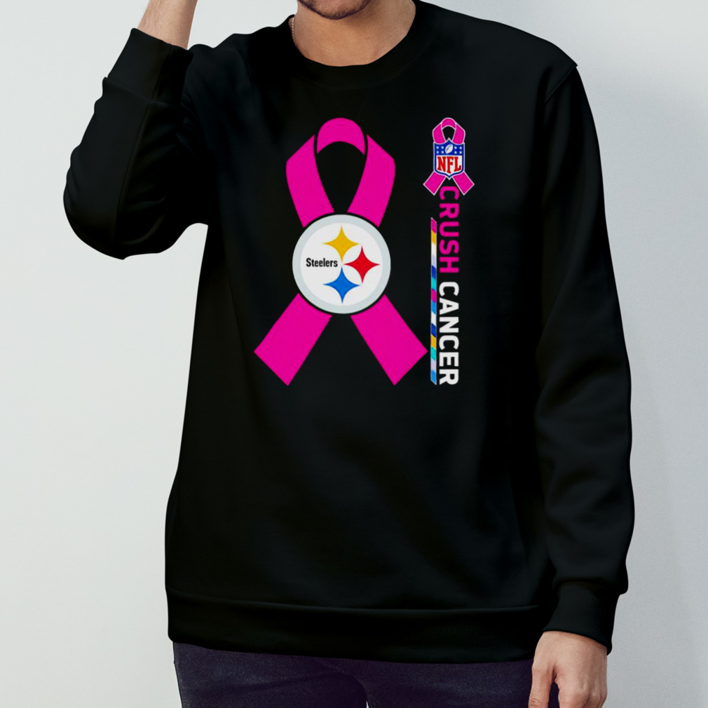 Official Pittsburgh Steelers NFL crush cancer T-shirt, hoodie