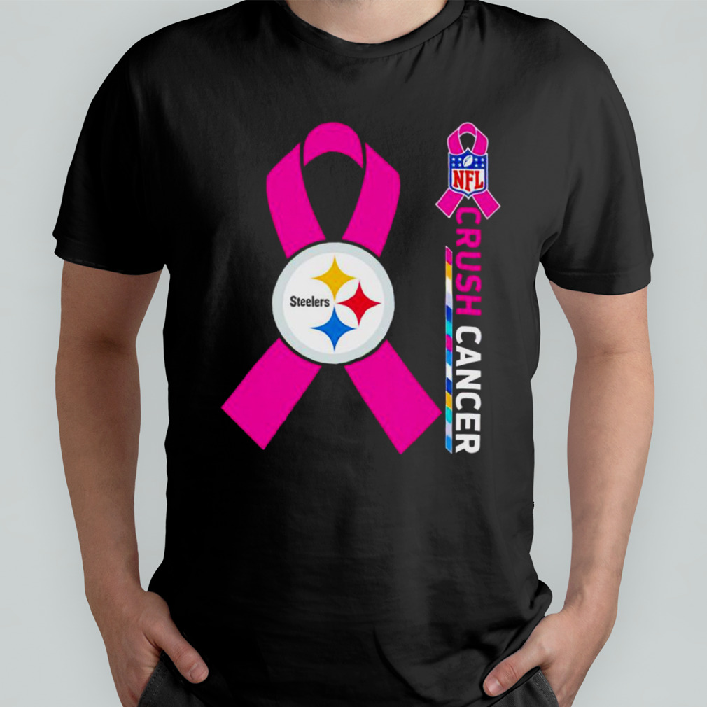 Crush Cancer Pittsburgh Steelers NFL Shirt Cancer Support Women Men Shirt -  Best Seller Shirts Design In Usa