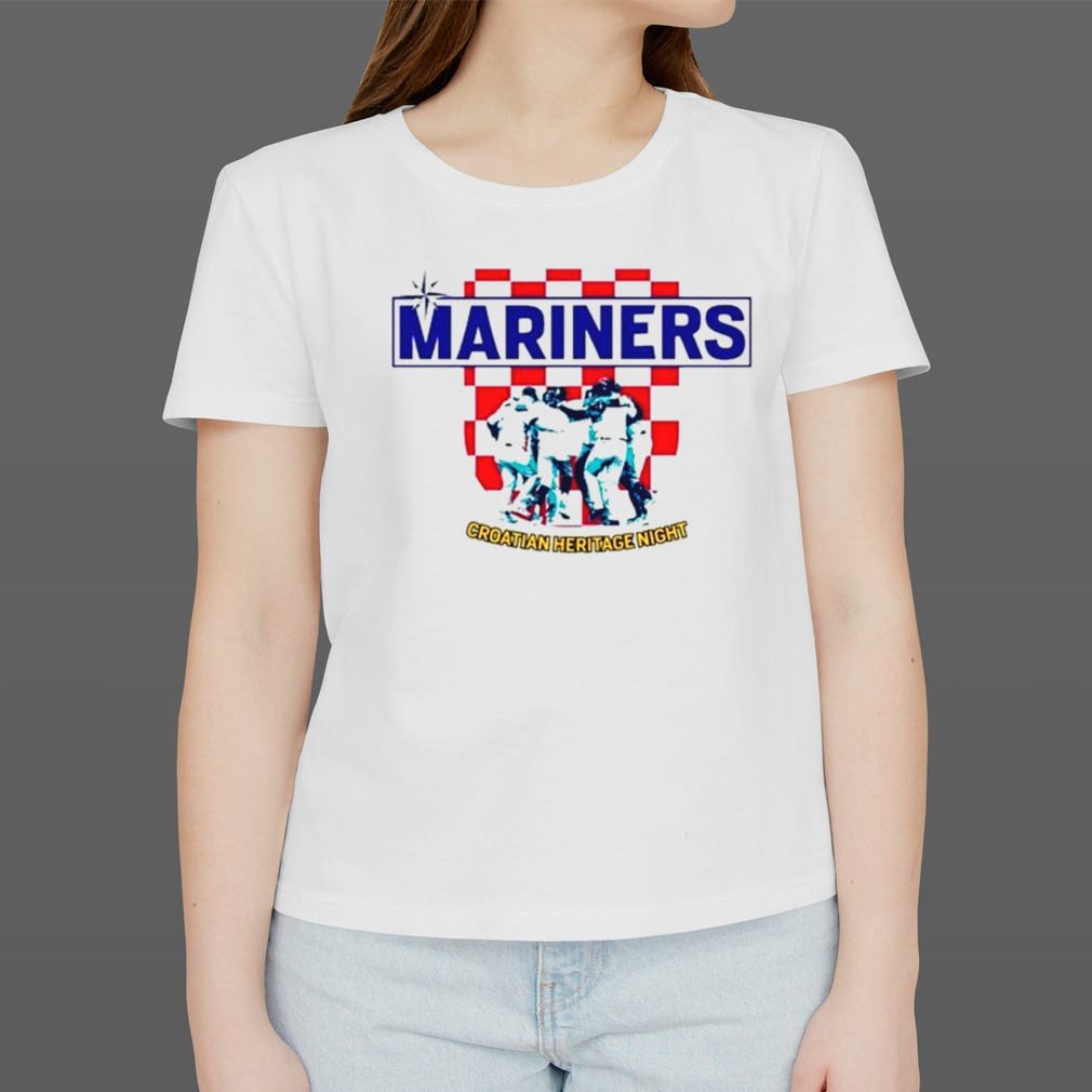 2023 SEATTLE MARINERS CROATIAN HERITAGE NIGHT T SHIRT - Limotees