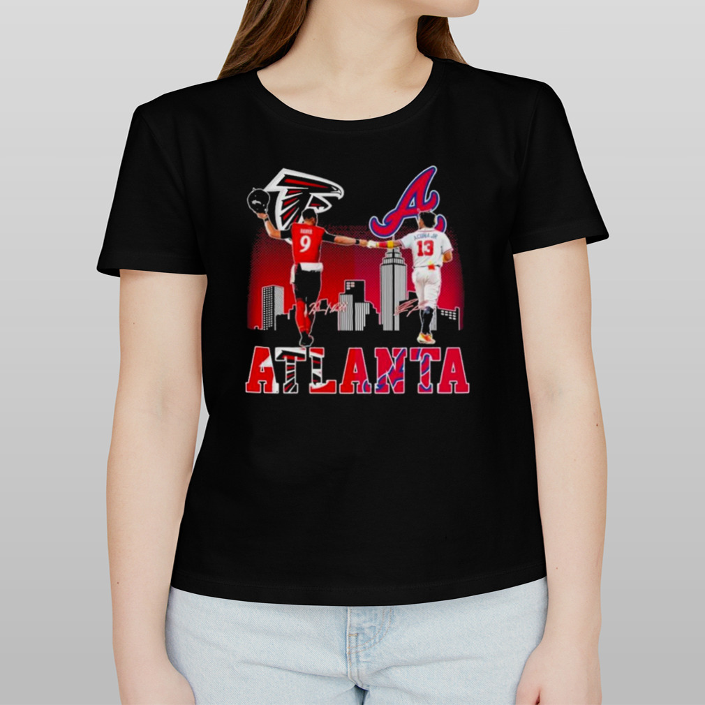 Atlanta Falcons Ridder And Braves Acuna Jr City Champions T Shirt - Growkoc