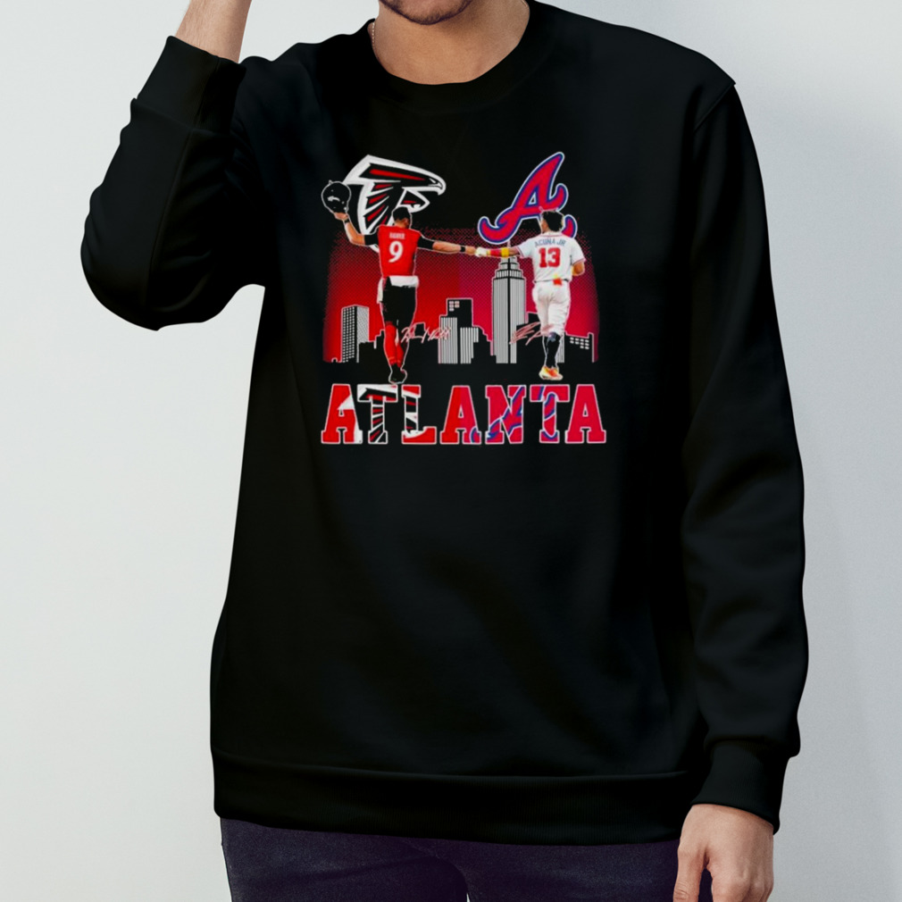 Atlanta Falcons Ridder And Braves Acuna Jr City Champions Shirt