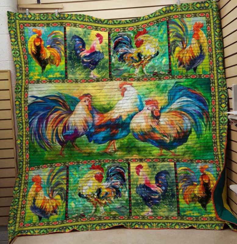 Chicken All Over Print 3D Quilt Blanket