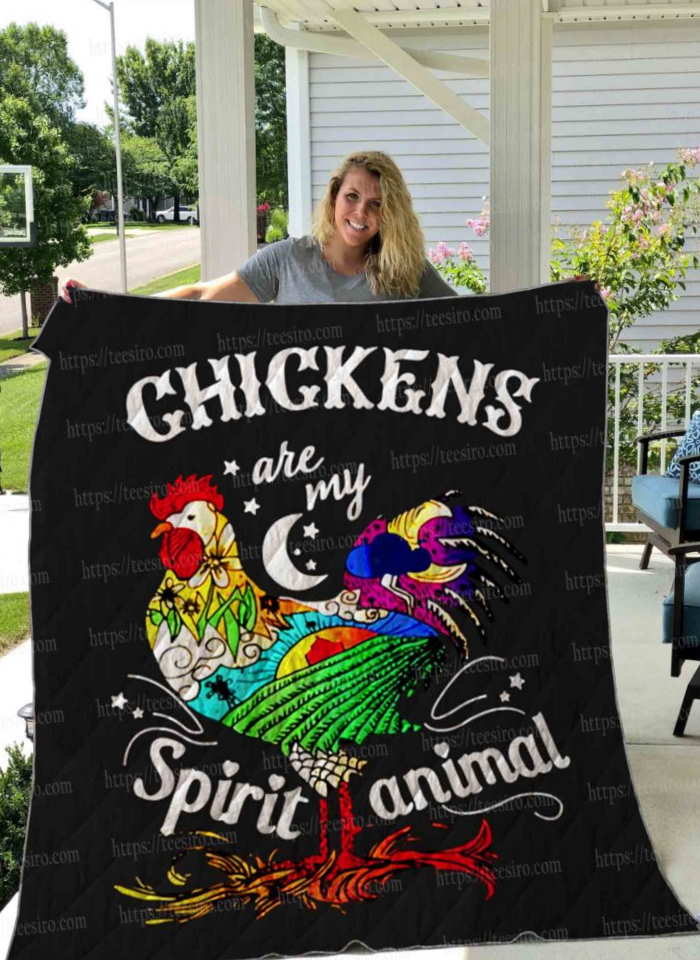 Chicken Spirit 3D Quilt Blanket