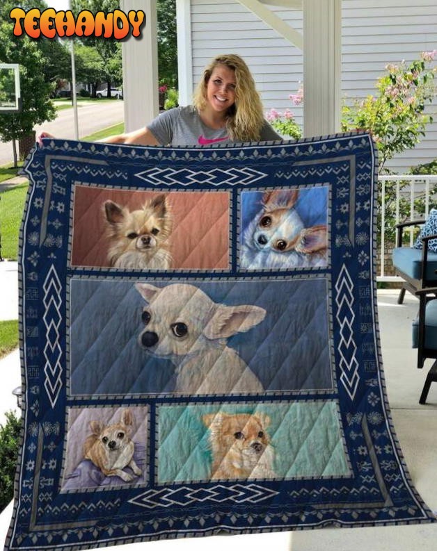 Chihuahua 3D Customized Quilt Blanket