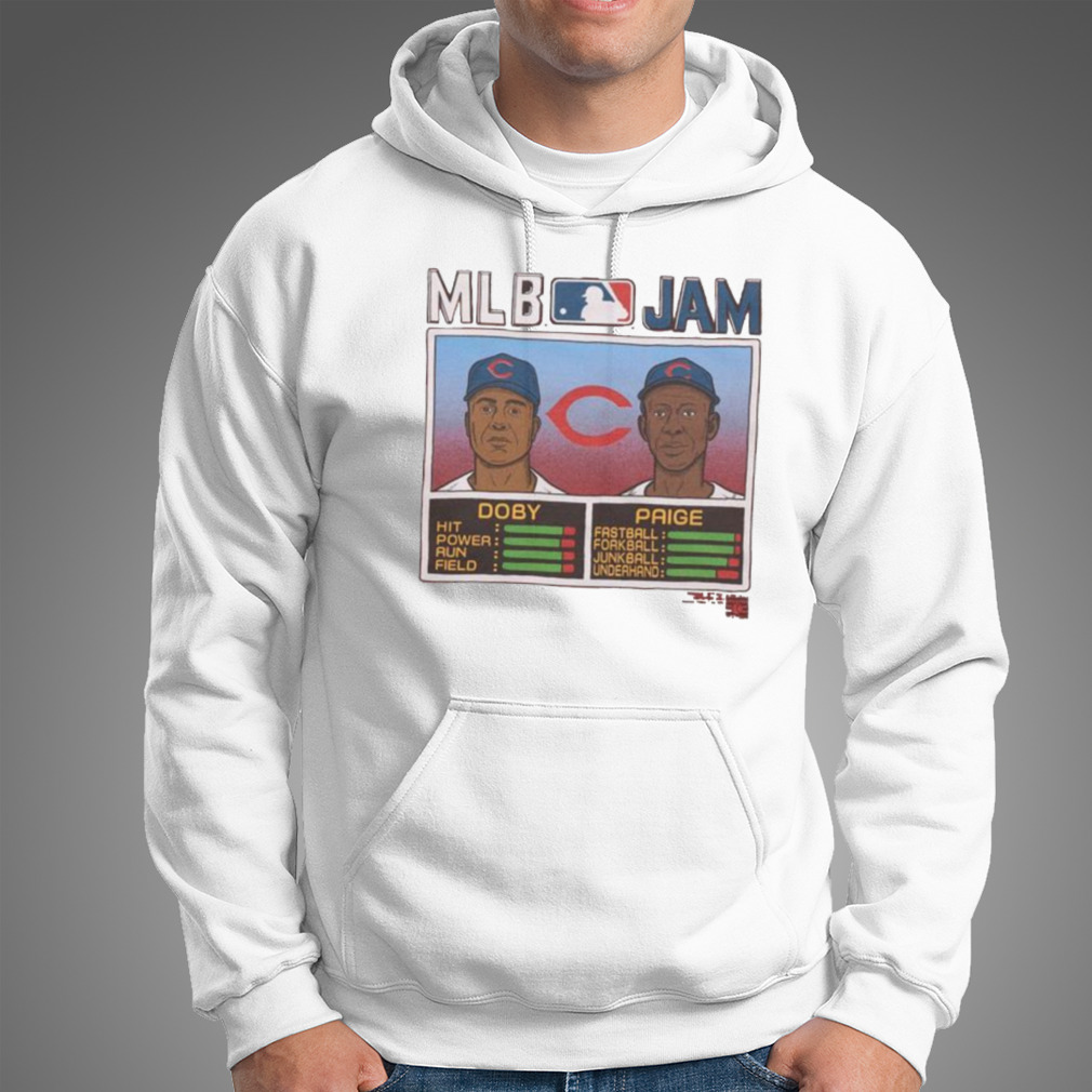 Mlb Jam Cleveland Larry Doby And Satchel Paige Logo Shirt, hoodie