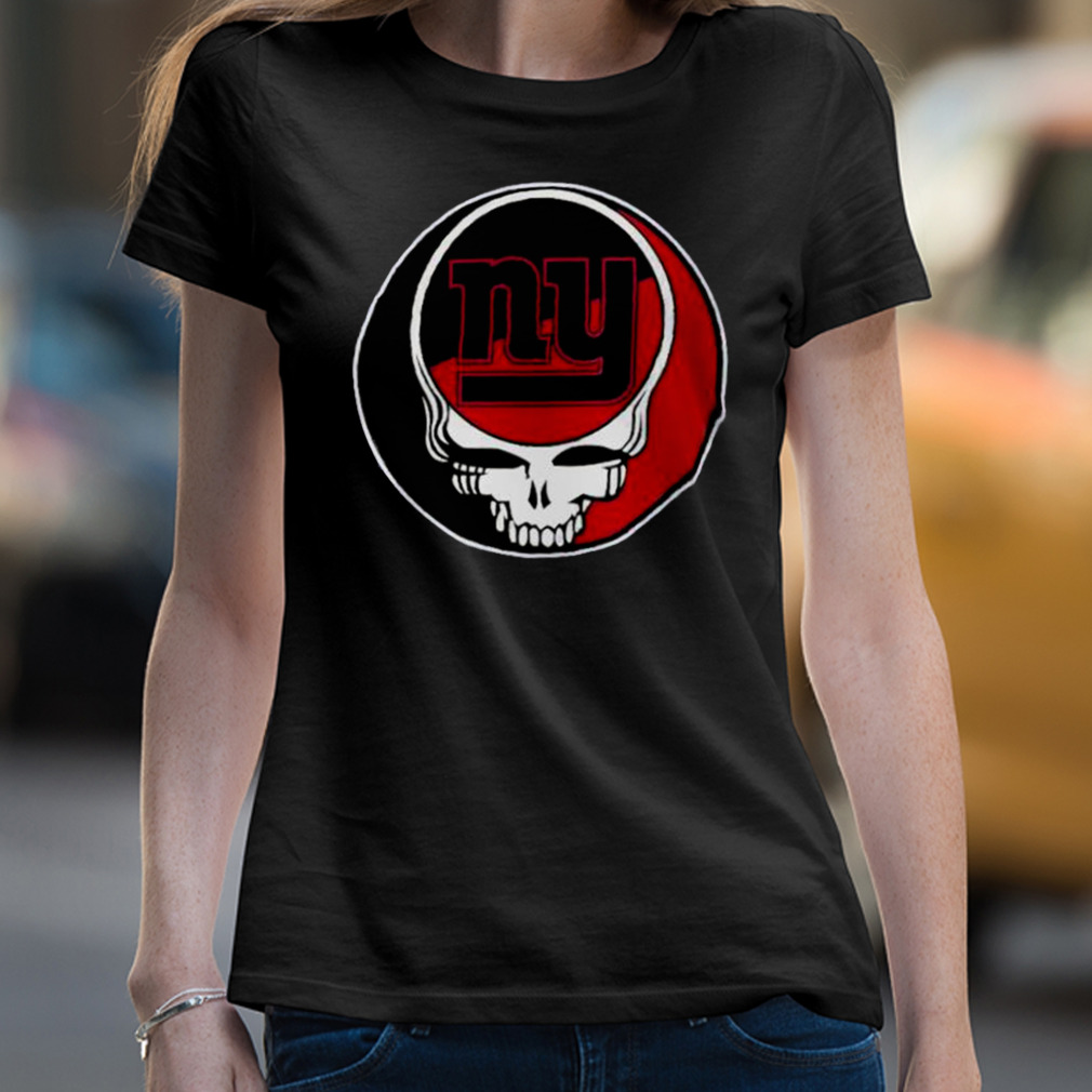 New York Giants Grateful Dead Custom Printed T-Shirt