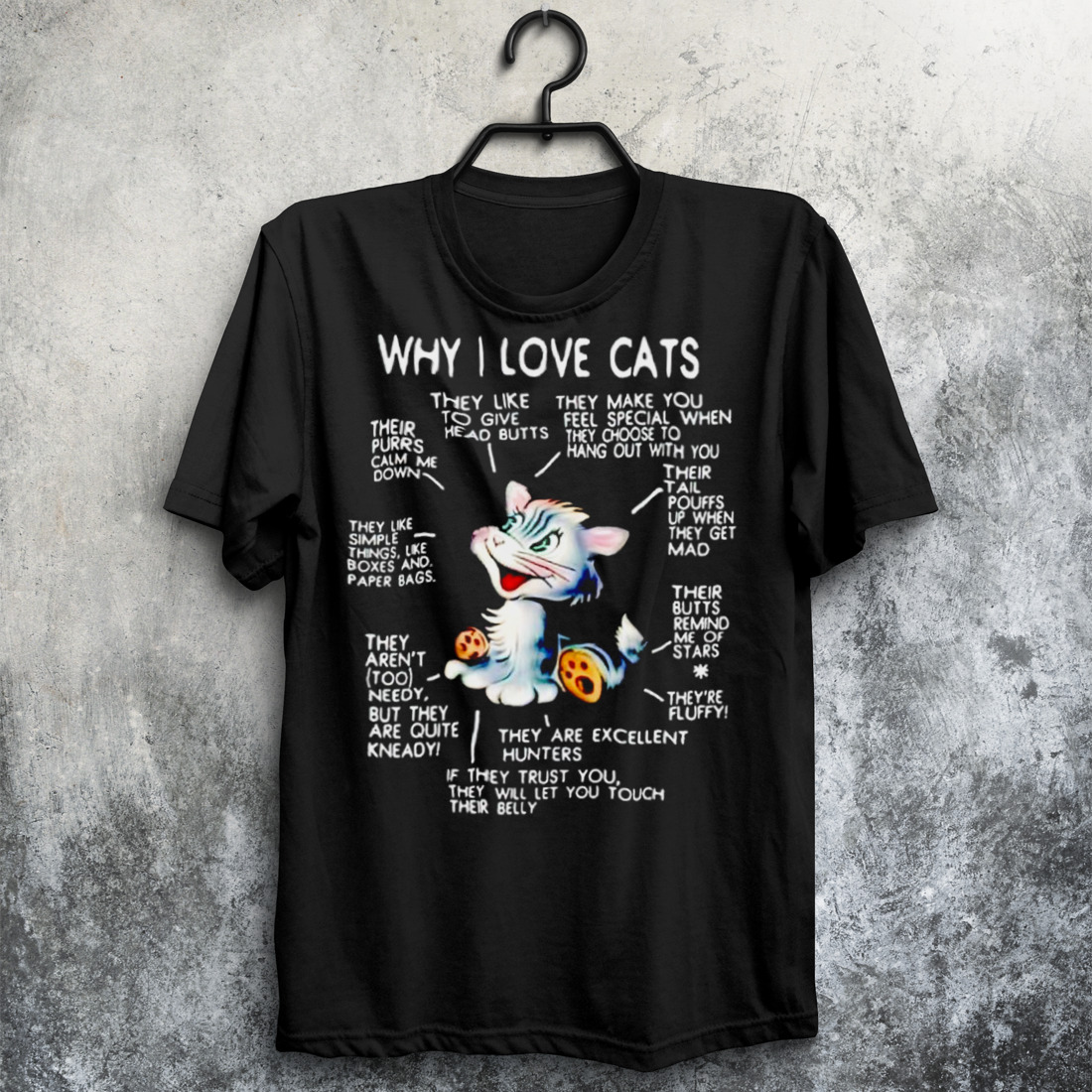Why I love cats shirt