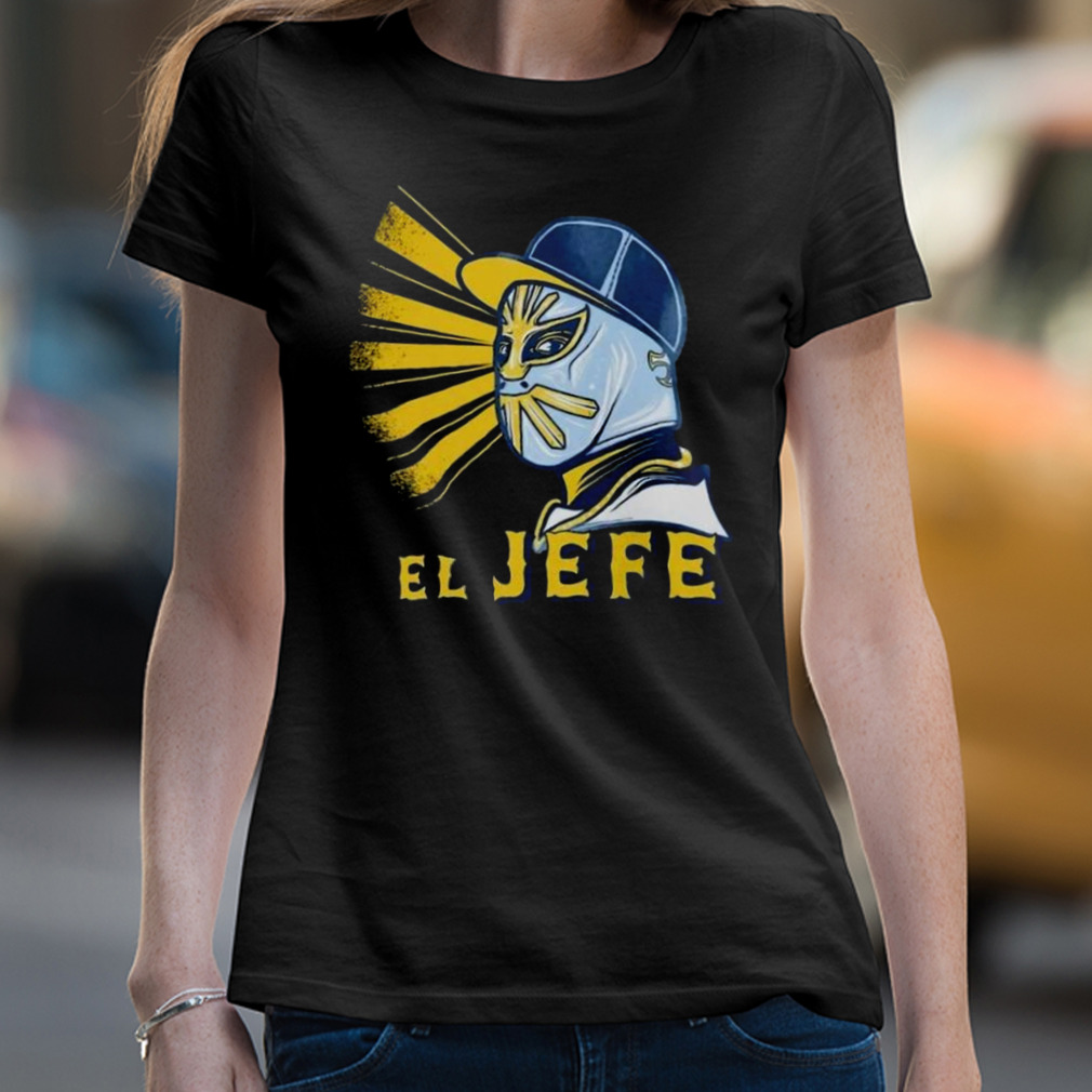 Male El Jefe by Randy Arozarena Men's T-Shirt