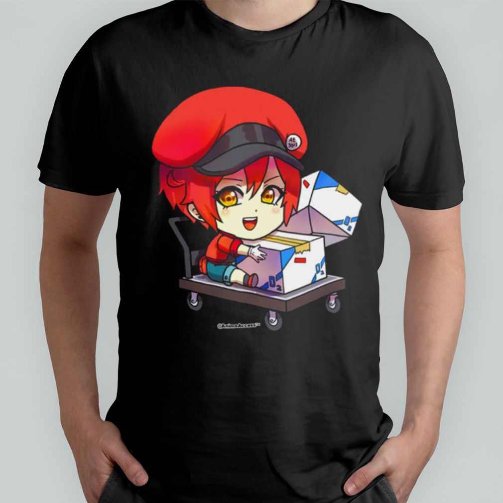 Red Blood Cell Hataraku Saibou - Cells At Work - T-Shirt