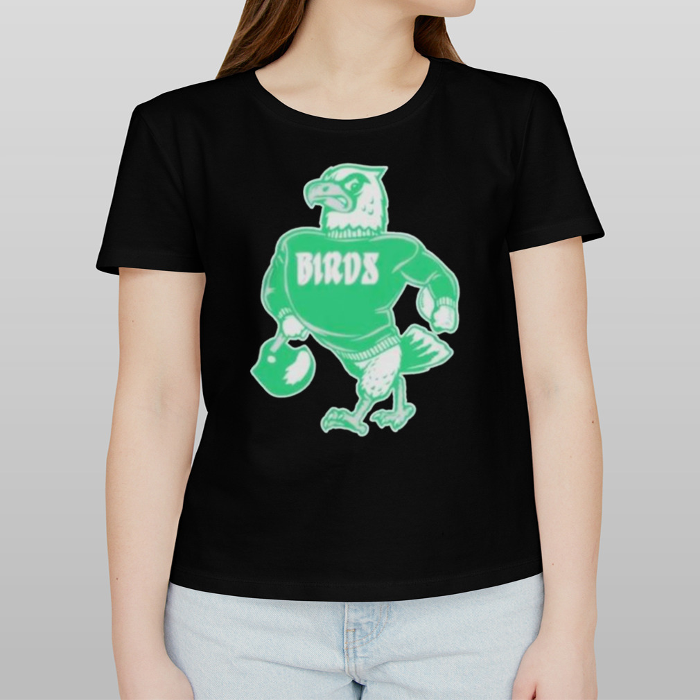 Birds Retro Mascot T-Shirt | Philadelphia Eagles Inspired | phillygoat Heather Dust / M