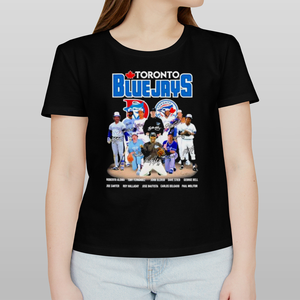 Toronto Blue Jays world series champions legends signatures shirt