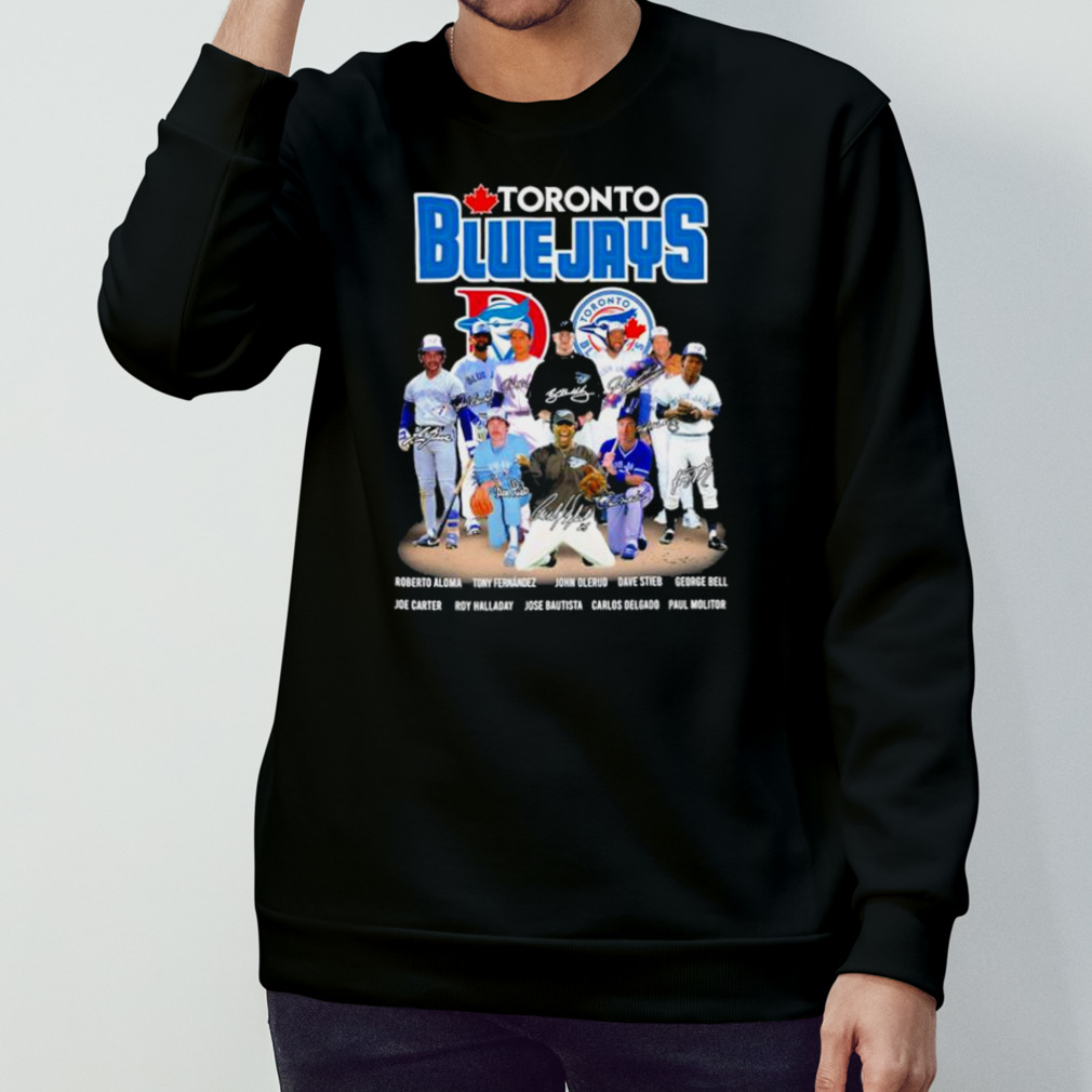 Toronto Blue Jays world series champions legends signatures shirt