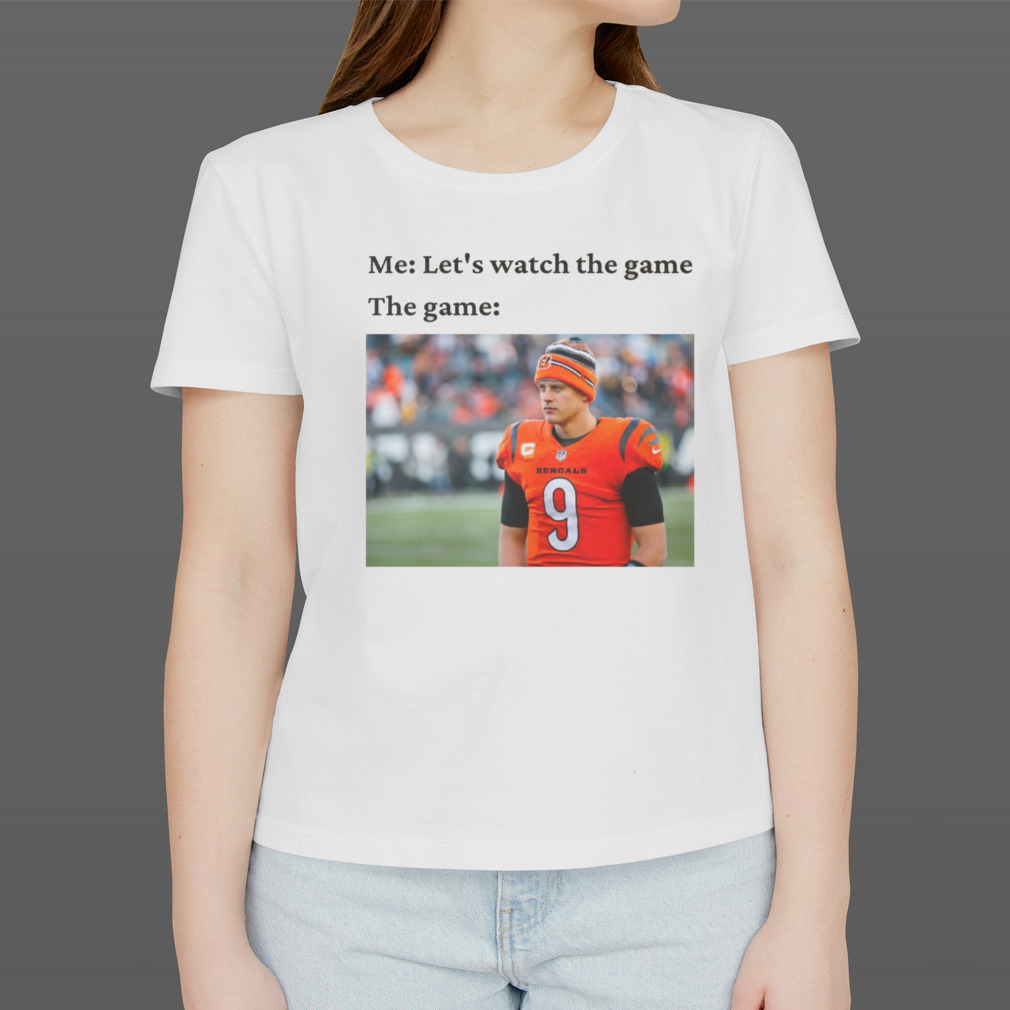 Official Joe burrow bengals meme Football funny T-shirt, hoodie, tank top,  sweater and long sleeve t-shirt