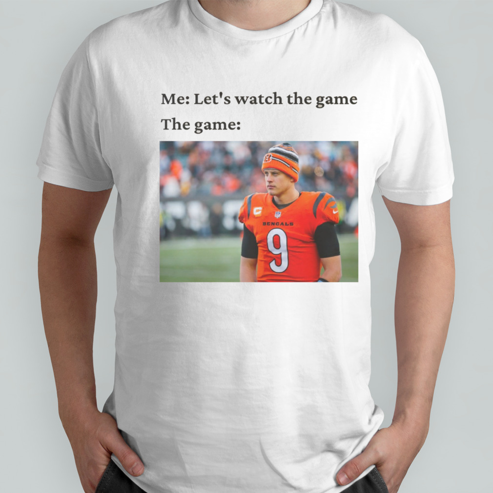 joe Burrow Bengals Meme Football Funny T-shirt - Trend Tee Shirts Store