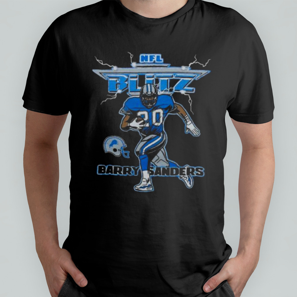 NFL Blitz Lions Barry Sanders Shirt