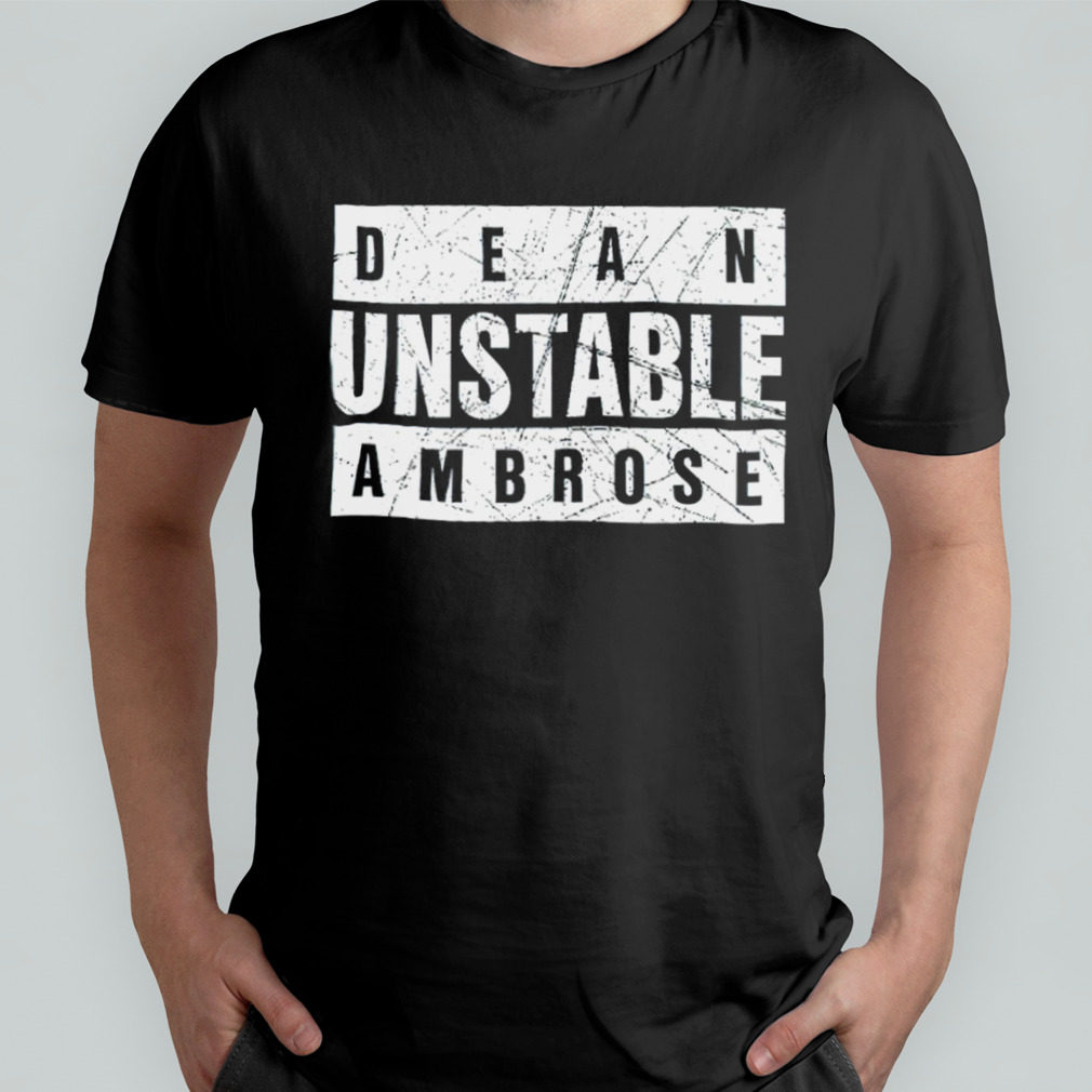Will Freeark wearing Dean Ambrose Unstable shirt