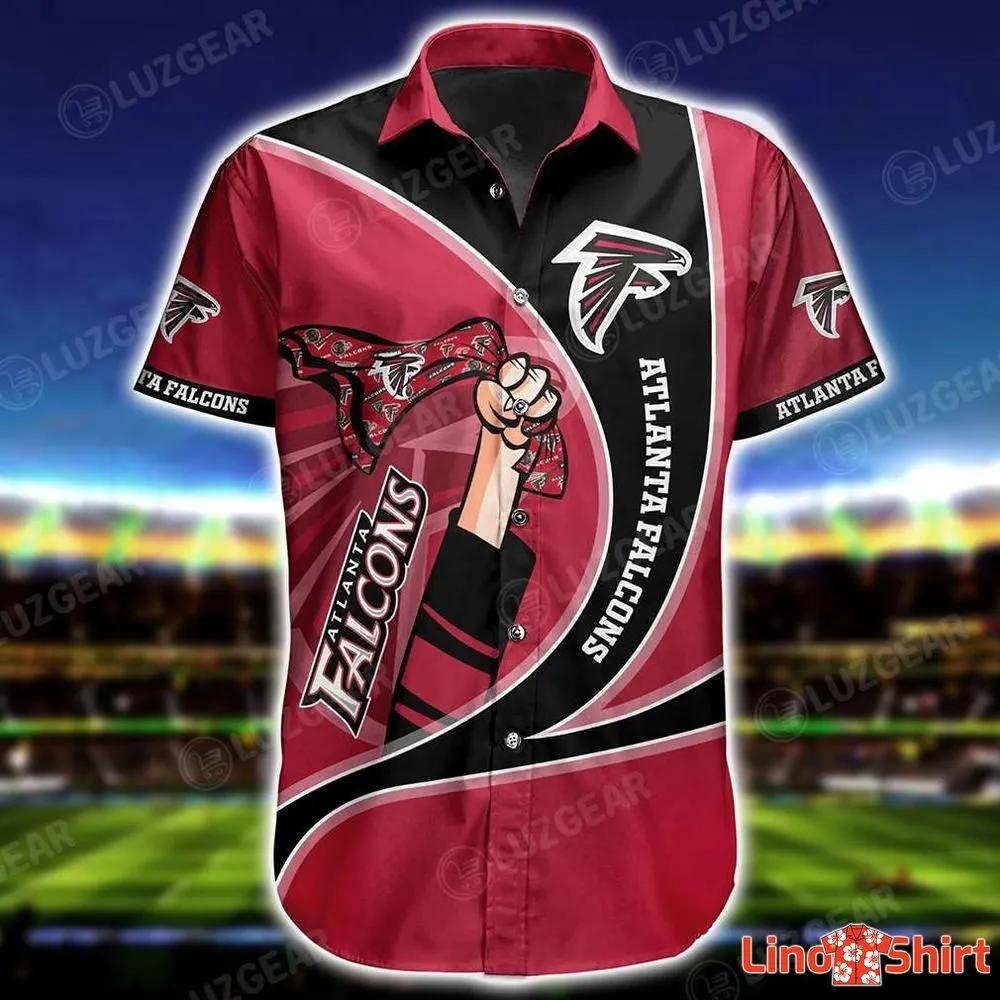 Atlanta Falcons Nfl Football With Tropical Flower Pattern Hawaiian Shirt  Atlanta Falcons Gifts – Family Gift Ideas That Everyone Will Enjoy -  Limotees