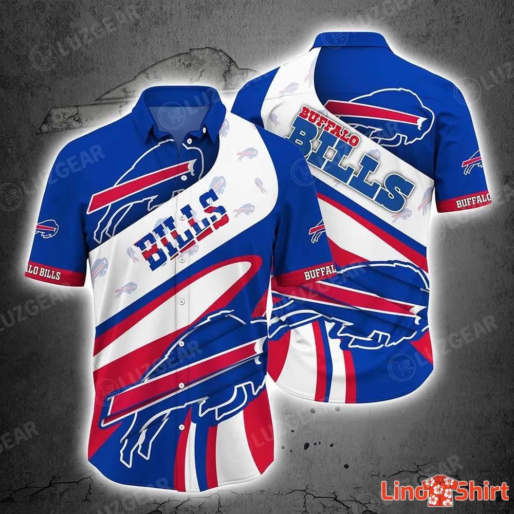 Buffalo Bills NFL Design 3 Beach Hawaiian Shirt Men And Women For Fans Gift  - Freedomdesign