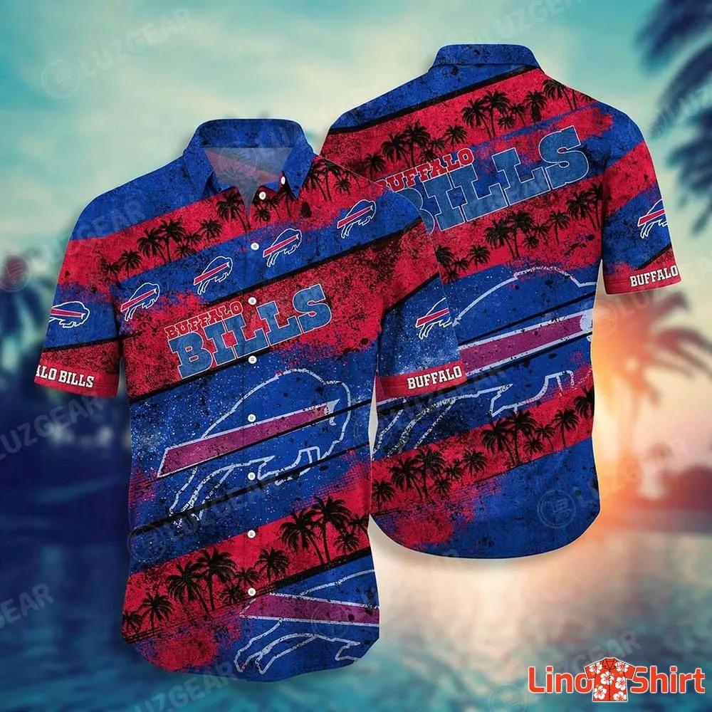 LIMITED] Buffalo Bills NFL-Summer Hawaiian Shirt And Shorts, With Tropical  Patterns For Fans