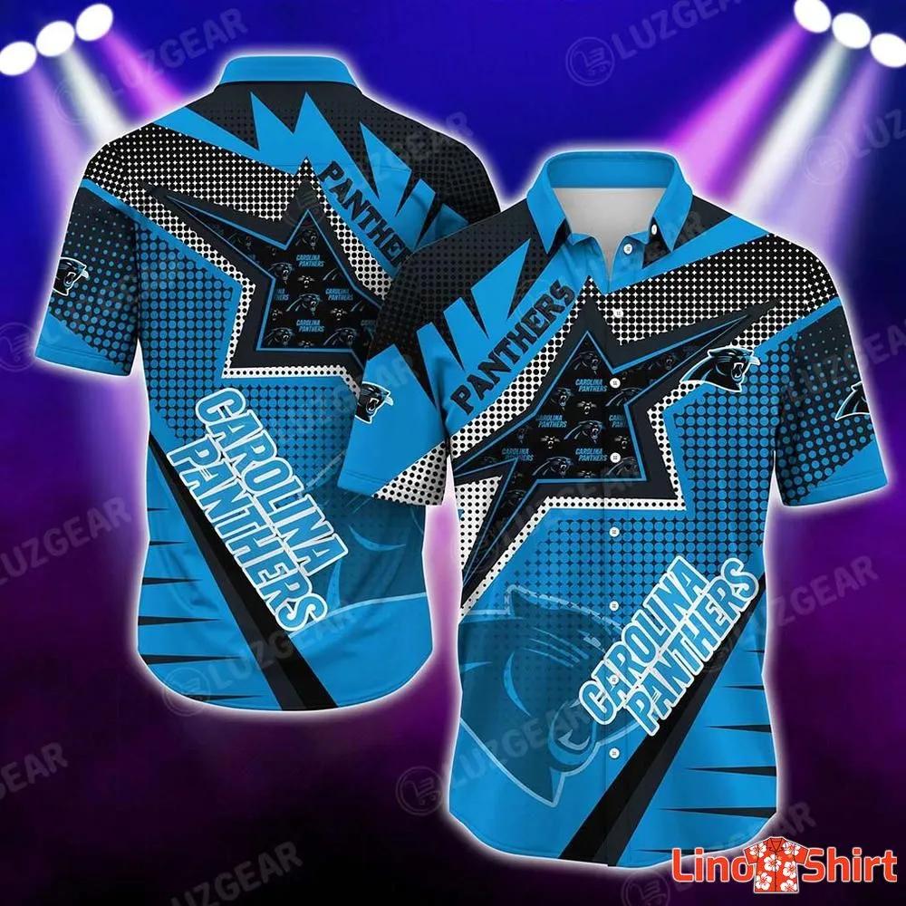 BEST NFL Carolina Panthers Hawaiian Shirt Graphic American Flag Print This  Summer Gift For Fans Hot