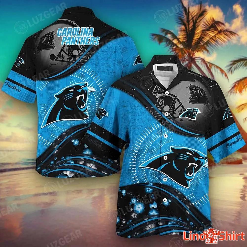 NFL Hawaiian Shirt, Carolina Panthers Special Hawaiian Design Button Shirt  Personalized Name New Summer Teams Hawaiian Fan - Family Gift Ideas That  Everyone Will Enjoy