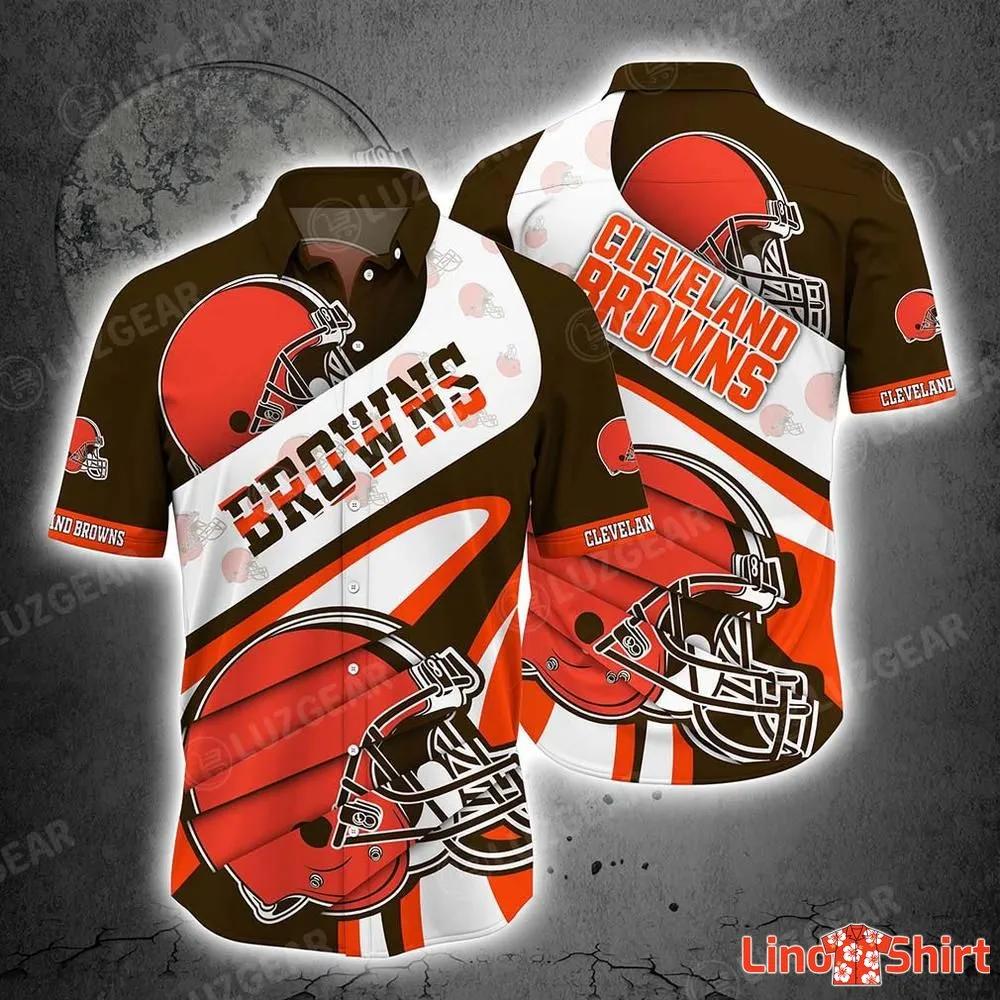 Cleveland browns hawaiian clearance shirt