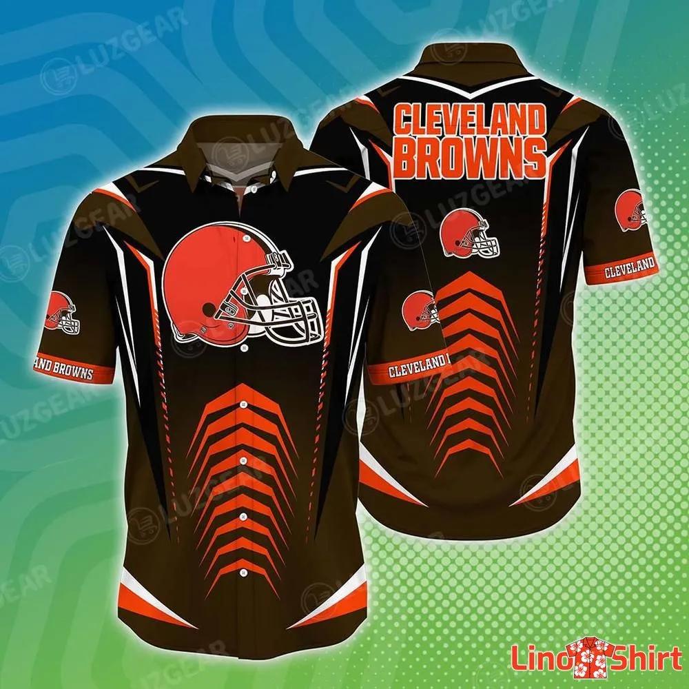 Cleveland Browns NFL Beach Trending Hawaiian Shirt Tropical Gift For Men  And Women Fans - Limotees