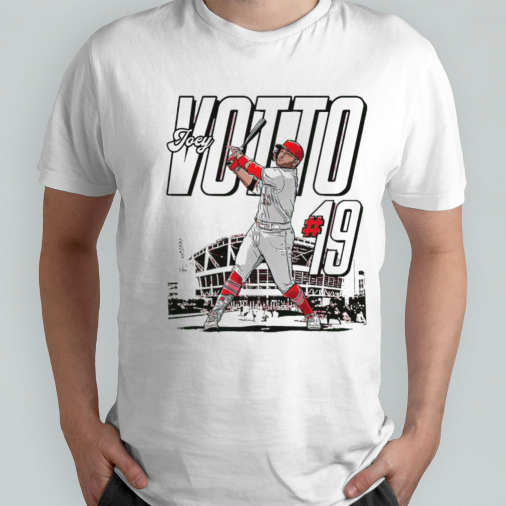 Joey Votto 19 Cincinnati Reds Stadium Art Shirt - Reallgraphics