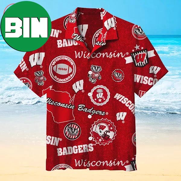 Wisconsin Badgers Summer Hawaiian Shirt