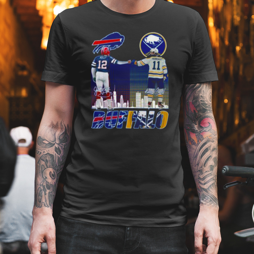 Buffalo Bills Kelly And Sabres Perreault City Champion T Shirt - Growkoc