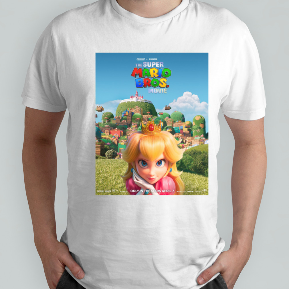The Super Mario Bros Movie 2023 Princess Peach For Fans All Over Print  Shirt - Mugteeco