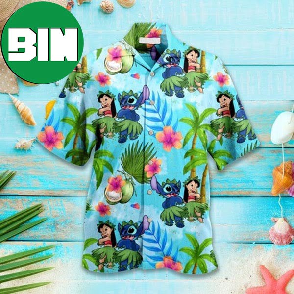 Miami Dolphins Lilo And Stitch Summer Hawaiian Shirt