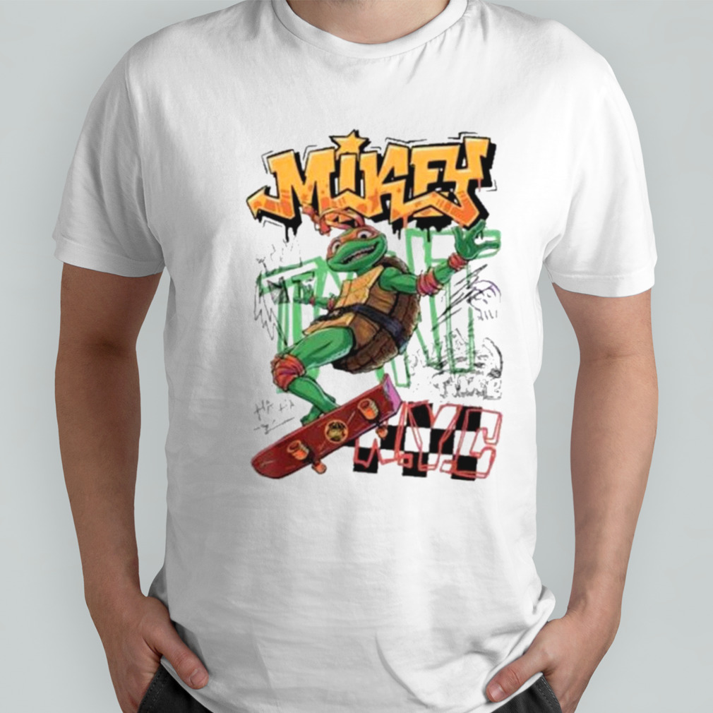 Teenage Mutant Ninja Turtles Mutant Mayhem Skater Mikey Art Design