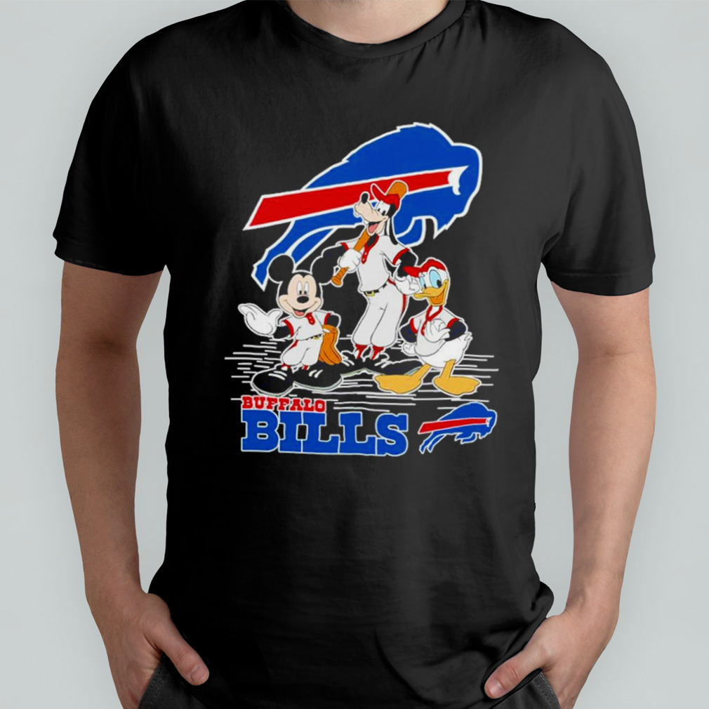 Mickey Mouse Cartoon Characters Buffalo Bills Baseball 2023 Shirt