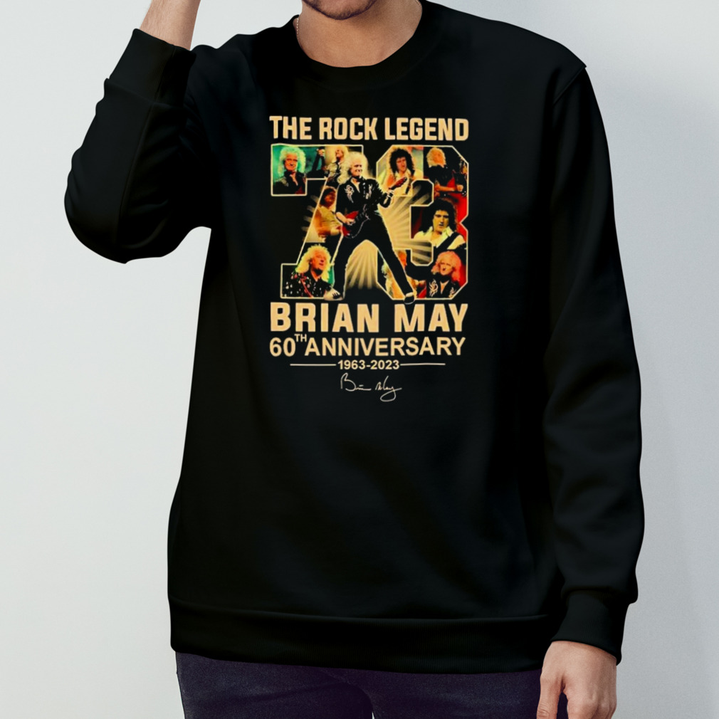 The Rock Legend 73 Brian May 60th Anniversary Shirt - Limotees