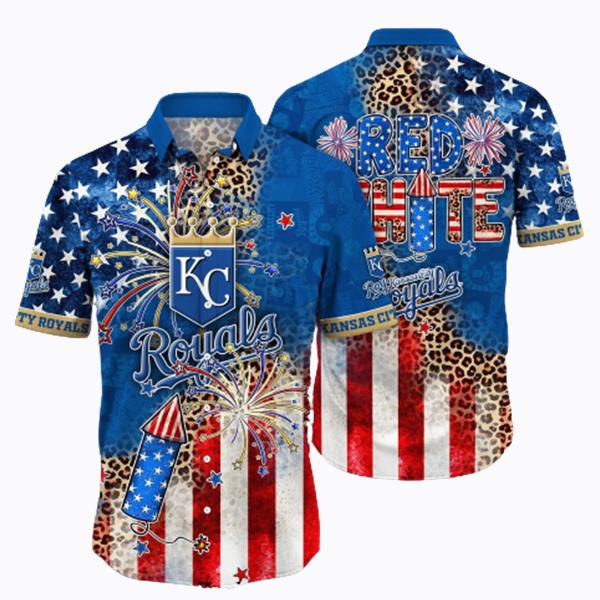 Kansas City Royals MLB Hawaiian Shirt Floral Pattern, Summer Vacation Gift  - Bring Your Ideas, Thoughts And Imaginations Into Reality Today